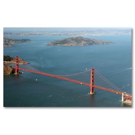 Αφίσα (San Francisco, Golden Gate, γέφυρα, αρχιτεκτονική)